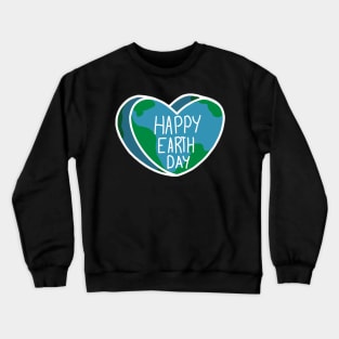 Happy Earth Day Celebration Crewneck Sweatshirt